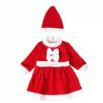 Fenical Weihnachtsoutfit Kleinkind Weihnachtsmann Kostüm Set für Kinder