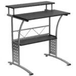 Flash Furniture Computer-Schreibtisch mit Ablagefach für das Heimbüro