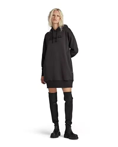 G-STAR Flock Kapuzenkleid aus Sweatstoff
