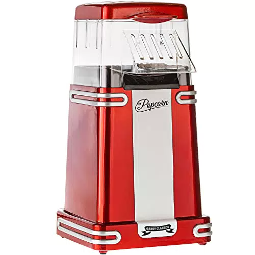Gadgy Heißluft Popcornmaschine - Fettfreies Popcorn für gesunde Snacks
