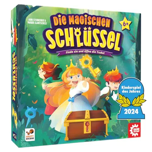 Game Factory Die Magischen Schlüssel - Zauberhaftes Würfelspiel für Kinder ab 6 Jahren