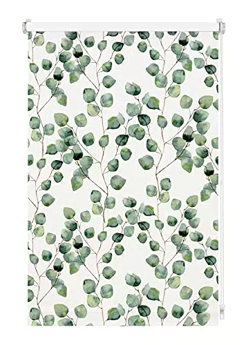 Gardinia Rollo Digiprint Blackout Isabella, lichtundurchlässiges Rollo zum Klemmen