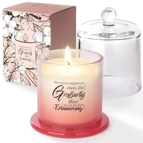 Duftkerze Weißer Pfirsich-Oolong – Personalisierte Geschenke für Frauen