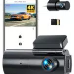 GKU Dashcam 4K/2,5K mit WiFi, Parküberwachung und Nachtsicht – Dual Kamera