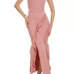 GRACE KARIN Elegantes Ärmelloses Cocktailkleid mit Hoher Taille und Meerjungfrauen-Saum