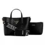 GUESS Damen Latona Tote Mini-Tragetasche - Schwarz