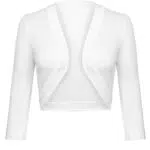 Gyabnw Bolero Damen 3/4 Ärmel Jacke Elegant Cardigan Strickjacke