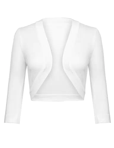 Gyabnw Bolero Damen 3/4 Ärmel Jacke Elegant Cardigan Strickjacke