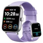 Gydom Smartwatch Damen mit Alexa, Fitnessuhr, Herzfrequenz, SpO2, IP68