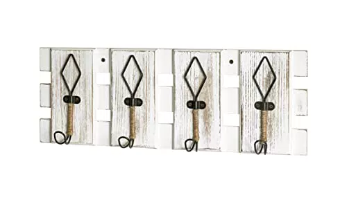 HAKU Möbel Garderobenleiste Vintage aus MDF und Metall im Industrial Style