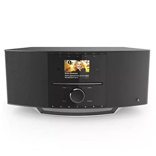 Hama DAB Radio DIR3510SCBTX mit CD-Player, WLAN, Bluetooth und Wecker