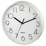 Hama Wanduhr leise, analoge Küchenuhr mit großem Ziffernblatt, inkl. Batterie