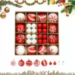 Haoruifu Weihnachtskugeln - Christbaumkugeln für die Weihnachtsdekoration