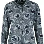 Harry Potter Fleecejacke mit Häusern und Symbolen für Frauen, Fan-Merch