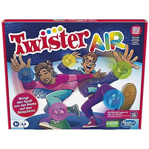 Hasbro Twister Air – AR Bewegungsspiel für Smart Geräte, ab 8 Jahren