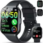 Hendari Smartwatch mit 1,96 HD Touchscreen, IP68 wasserdicht, Fitnessuhr für Android und iOS