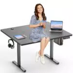 Höhenverstellbarer Elektrischer Schreibtisch mit Ergonomischer One-Touch-LED Anzeige