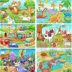 Hape Holz Puzzle - Lernspielzeug für Kinder ab 3 Jahren, Gehirntraining Puzzle