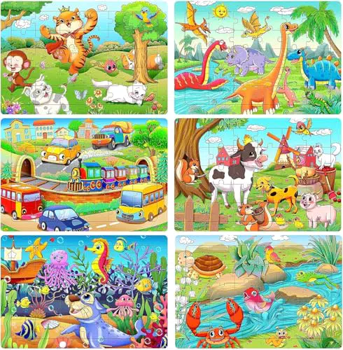 Hape Holz Puzzle - Lernspielzeug für Kinder ab 3 Jahren, Gehirntraining Puzzle