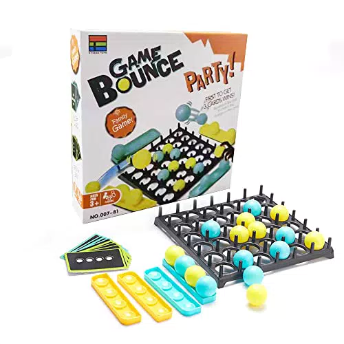 HOVCEH Bouncing Ball Tischspiel – Jumping Ball Spiel für Kinder ab 7 Jahren