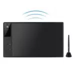 HUION WH1409 V2 Batteriefreies Grafiktablett im Wire & Wireless-Modus mit 8192 Druckempfindlichkeitsniveaus 12 Express-Tasten kombiniert mit Tilt-Funktion