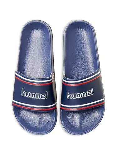 HUMMEL Unisex Pool Retro Slide Sandal – Bequeme Badesandalen für jeden Anlass