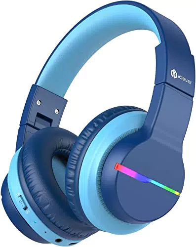iClever BTH12 Bluetooth Kinderkopfhörer mit Lautstärkebegrenzung und Mikrofon