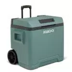 IGLOO elektrische Kühlbox IE42 mit Telekop-Griff und Rollen für Auto und Steckdose