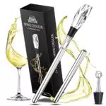INOMO Weinkühlstab mit Ausgießer – Perfektes Geschenk für Männer und Frauen