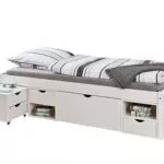 Inter Link Kojenbett mit Schubladen – Praktisches Jugendbett aus Kiefer massivholz