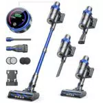 INTETURE Kabelloser Staubsauger 40000Pa, 450W, Automatikmodus, 55 Minuten Laufzeit