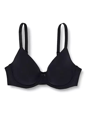 Iris & Lilly Damen BH Mikrofaser volle Abdeckung, Weiß