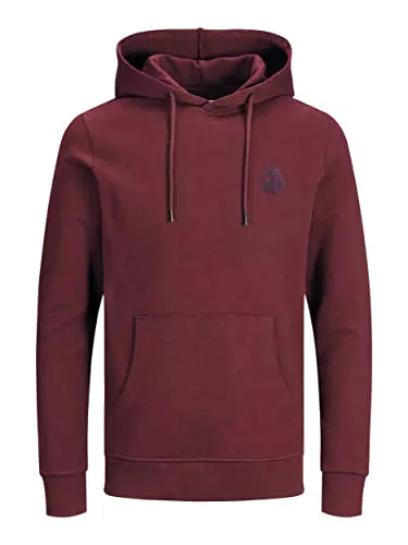 Jack & Jones Herren JJEBASIC Logo Sweat Hoodie