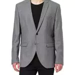 Jack & Jones Herren JPRSOLARIS BLAZER NOOS Blazer, Light Grey Melange