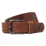 JACK & JONES Herren Ledergürtel JACIAN - Braun