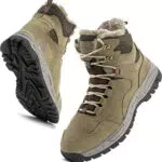 JACKSHIBO Winterschuhe Herren - Wasserdichte, gefütterte Schneestiefel für Outdoor-Aktivitäten