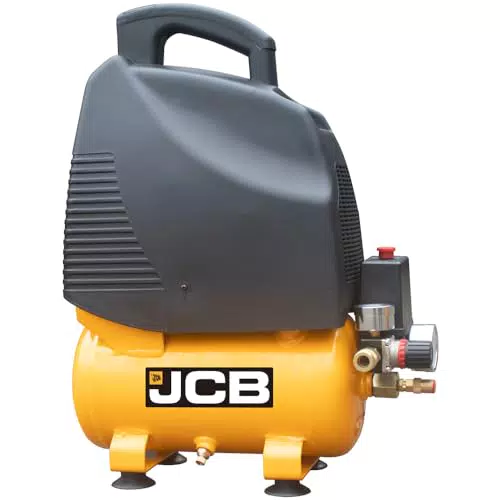 JCB Druckluft Kompressor AC6 – 8 bar, 6 Liter, ölfrei, wartungsarm, kompakt