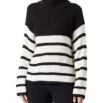 JDY Gestreifter Strickpullover mit Rollkragen – Kuscheliger Winter Sweater
