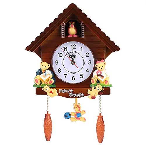 Jeffergarden Kuckucksuhr Baumhaus – Vintage Wanddeko für Wohnzimmer und Küche