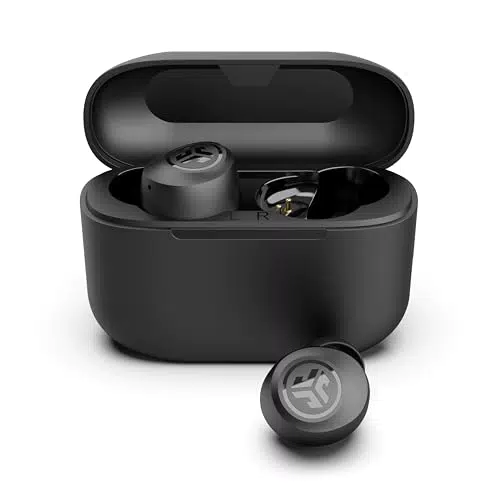 JLab Go Air Pop True Wireless Kopfhörer mit Mikrofon und USB Ladebox