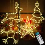 Joellfuner LED Fensterdeko Weihnachten - Beleuchtete Sterne für festliche Anlässe