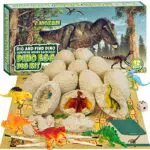 Joozmui Dino Ausgrabungsset für Kinder ab 4 Jahren – Spielzeug für kleine Entdecker