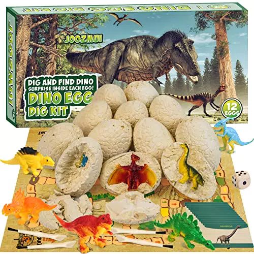 Joozmui Dino Ausgrabungsset für Kinder ab 4 Jahren – Spielzeug für kleine Entdecker