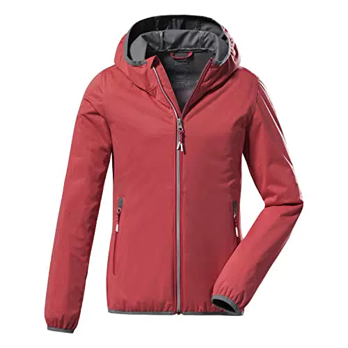killtec Mädchen Lightweight Jacke, Leichte Jacke mit Stehkragen