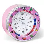 KINDERWECKER Mädchen Analog ohne Ticken Modell 1982-17
