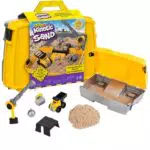 Kinetic Sand Baustellen Koffer mit magischem Indoor-Spielsand
