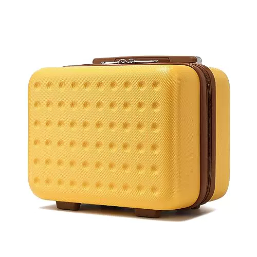 KONO Kosmetikkoffer Tragbar Make-Up Koffer mit Handgriff und Reißverschluss