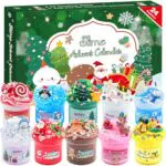 KYEVIS Adventskalender 2024 für Kinder – DIY Slime Set für den Weihnachtscountdown