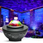 Sternenlichtprojektor mit Bluetooth Lautsprecher und Fernbedienung für Schlafzimmer