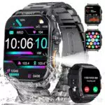 LIGE Smartwatch Herren mit 1,91'' HD Touchscreen und 120+ Sportmodi